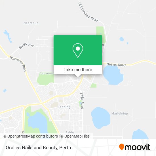 Oralies Nails and Beauty map