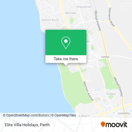 Elite Villa Holidays map