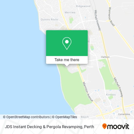 JDS Instant Decking & Pergola Revamping map