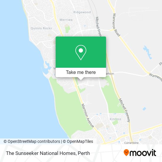 The Sunseeker National Homes map