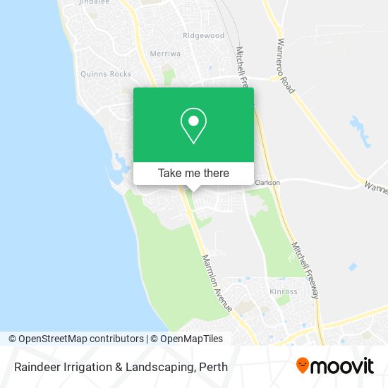 Raindeer Irrigation & Landscaping map