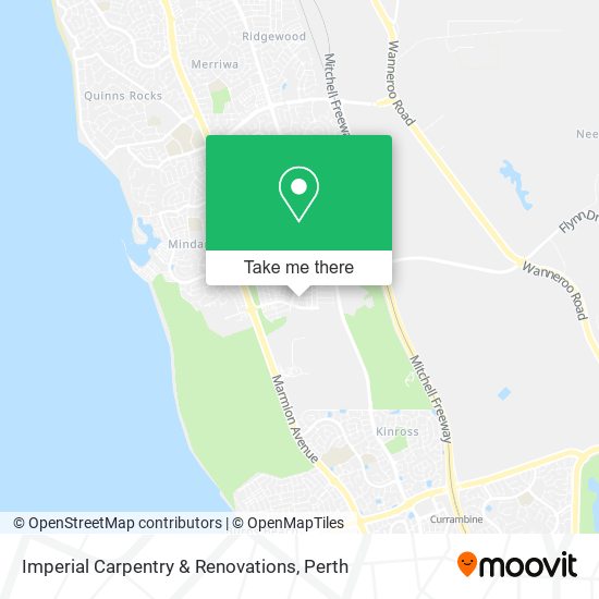 Imperial Carpentry & Renovations map