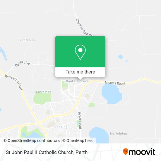 St John Paul II Catholic Church map