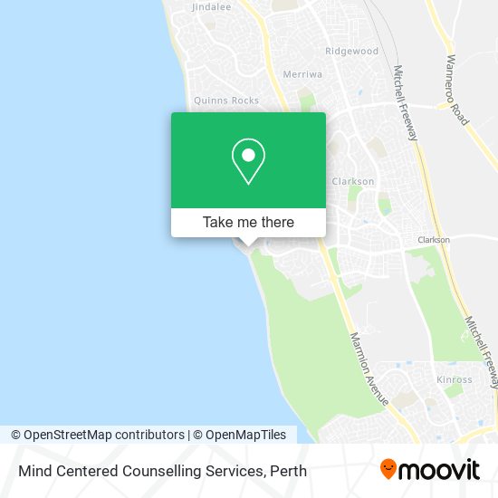 Mind Centered Counselling Services map