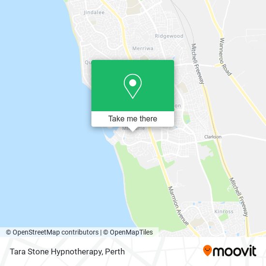 Tara Stone Hypnotherapy map