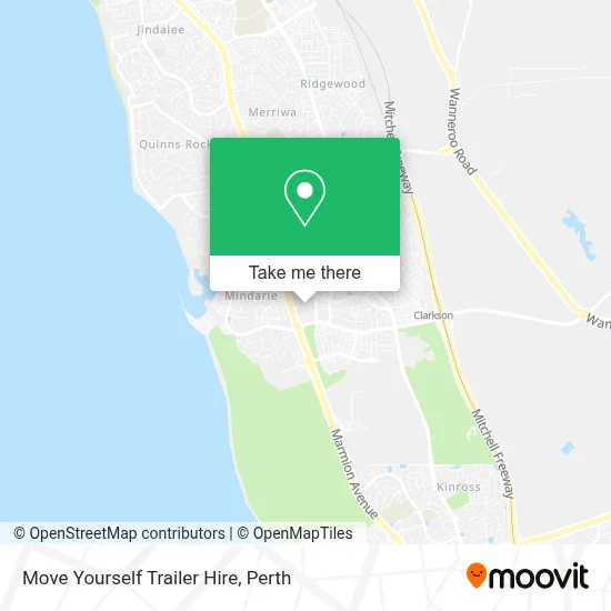 Mapa Move Yourself Trailer Hire