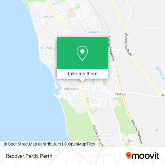 Recover Perth map