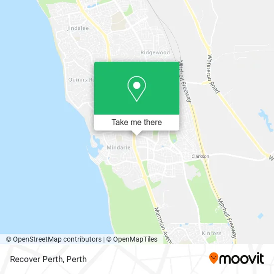 Recover Perth map