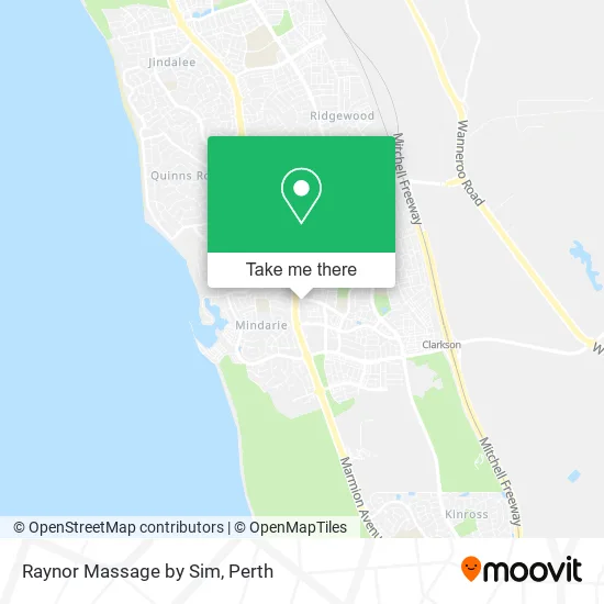 Mapa Raynor Massage by Sim