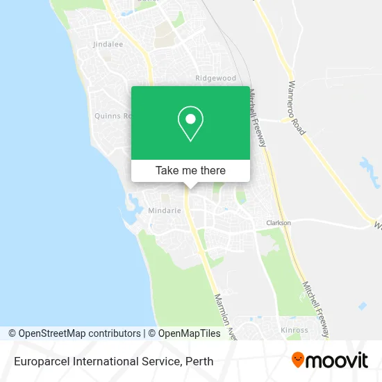 Mapa Europarcel International Service