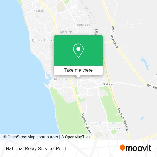 Mapa National Relay Service