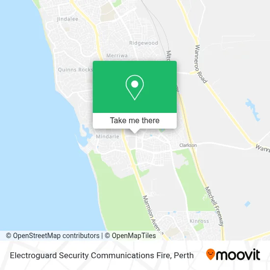 Mapa Electroguard Security Communications Fire