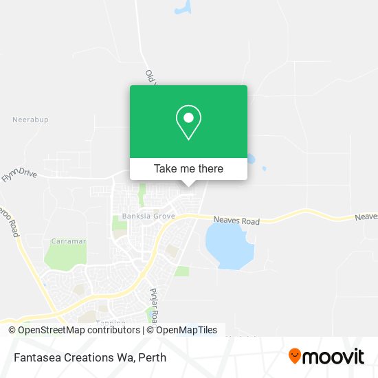 Fantasea Creations Wa map