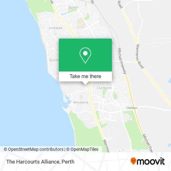 The Harcourts Alliance map