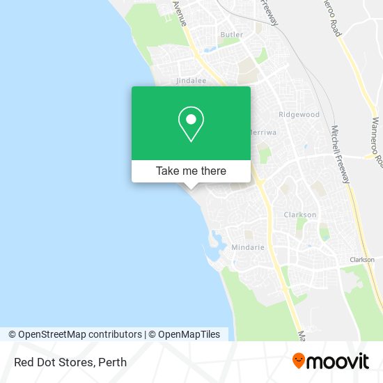 Red Dot Stores map