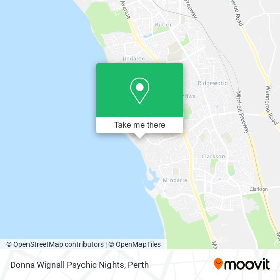 Donna Wignall Psychic Nights map