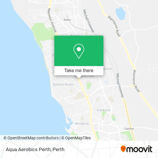 Aqua Aerobics Perth map