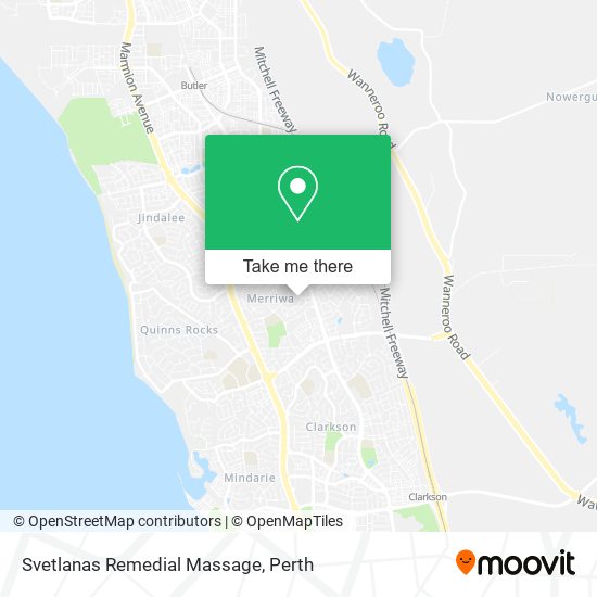 Svetlanas Remedial Massage map