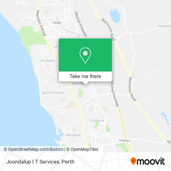 Joondalup I T Services map