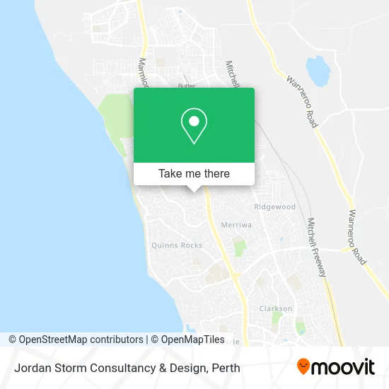 Mapa Jordan Storm Consultancy & Design