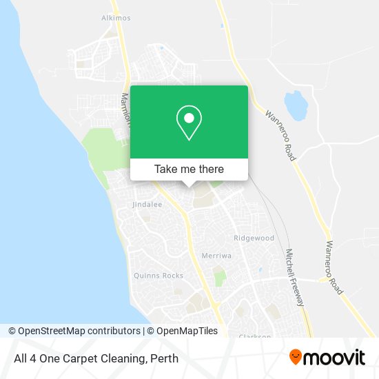 All 4 One Carpet Cleaning map