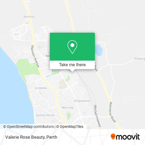 Valerie Rose Beauty map