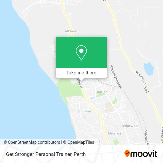 Mapa Get Stronger Personal Trainer