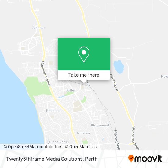 Twenty5thframe Media Solutions map