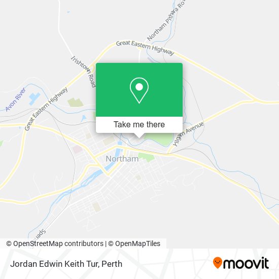 Jordan Edwin Keith Tur map