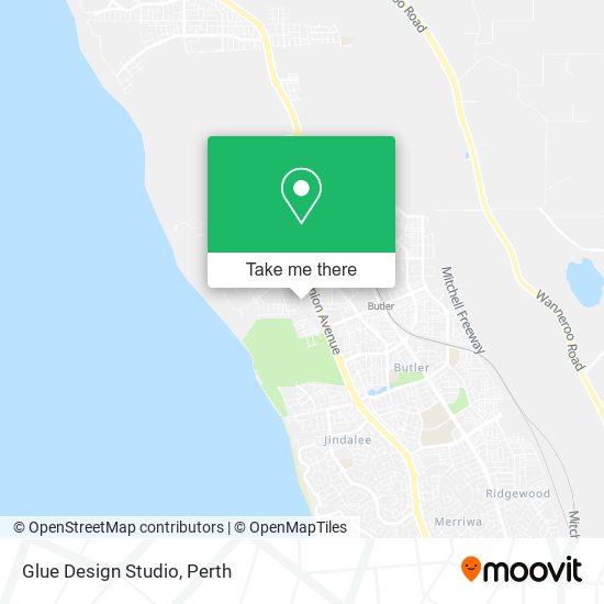 Glue Design Studio map