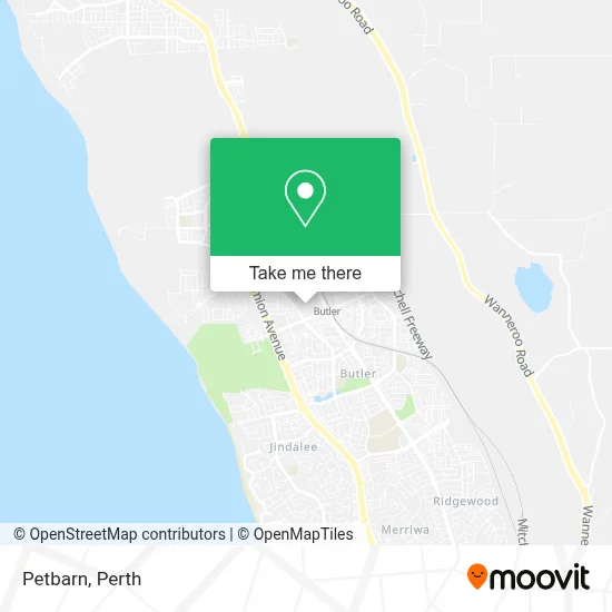 Mapa Petbarn