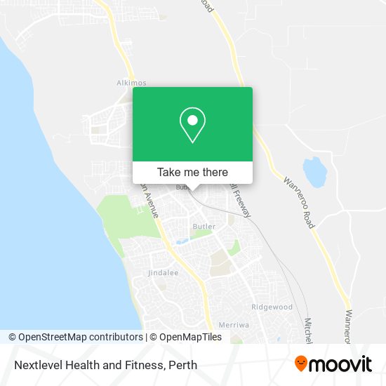 Mapa Nextlevel Health and Fitness