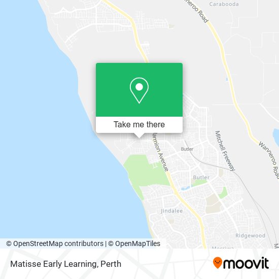 Matisse Early Learning map