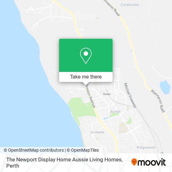 The Newport Display Home Aussie Living Homes map