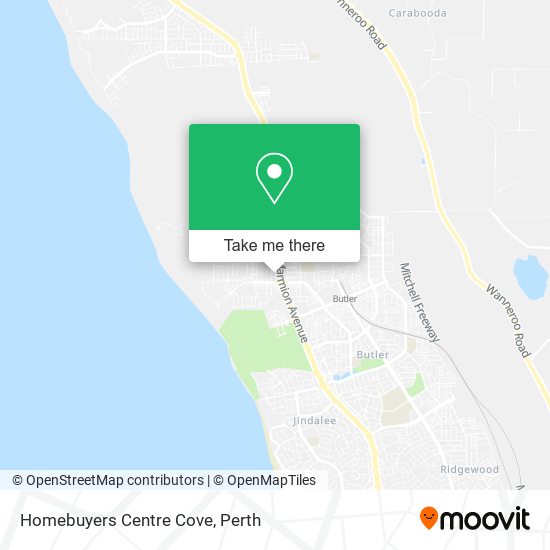 Mapa Homebuyers Centre Cove