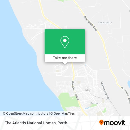 The Atlantis National Homes map