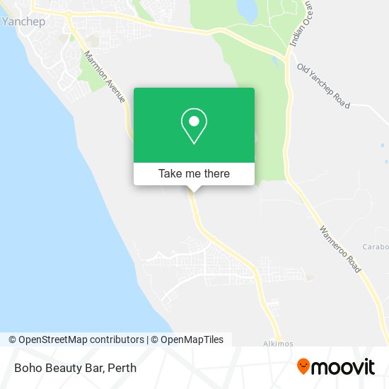 Boho Beauty Bar map
