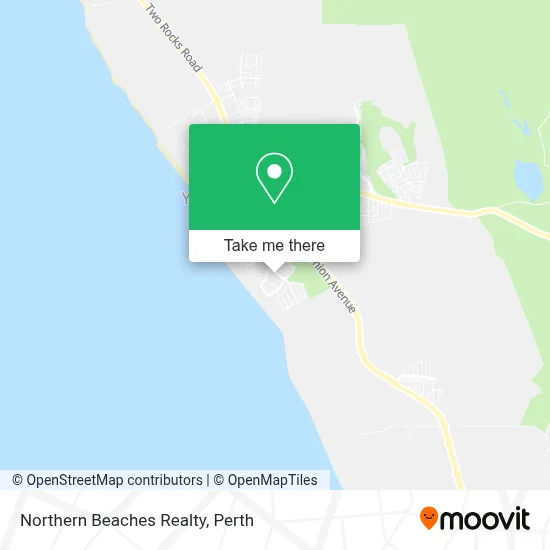 Mapa Northern Beaches Realty
