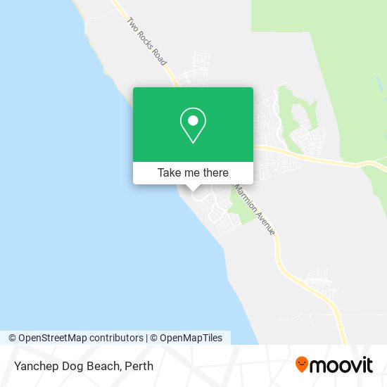 Mapa Yanchep Dog Beach