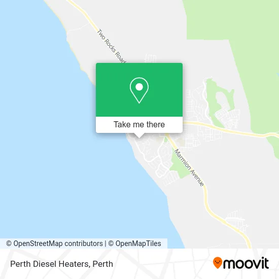 Mapa Perth Diesel Heaters
