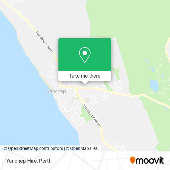 Mapa Yanchep Hire