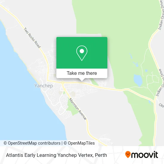 Mapa Atlantis Early Learning Yanchep Vertex