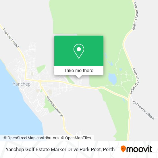 Yanchep Golf Estate Marker Drive Park Peet map