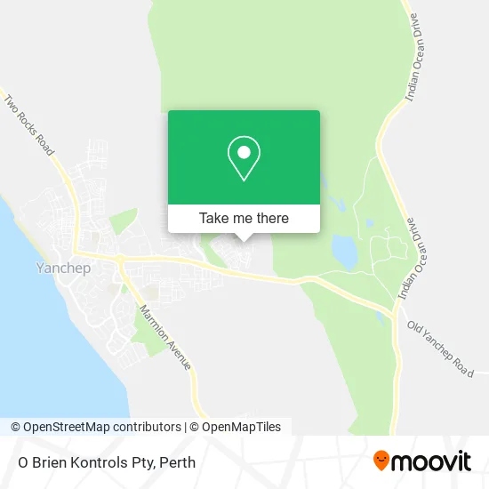 O Brien Kontrols Pty map
