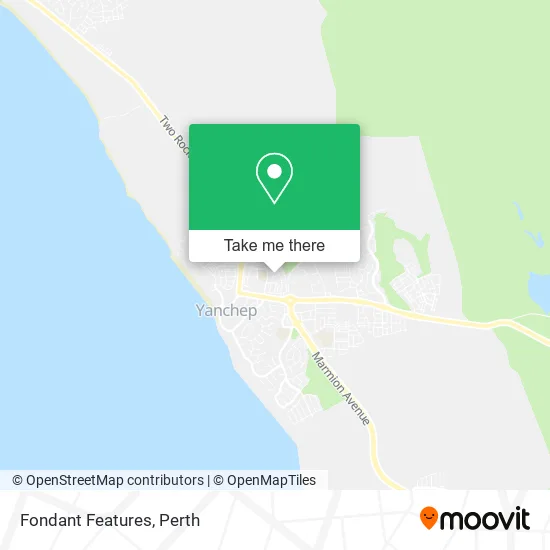 Fondant Features map