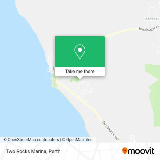 Mapa Two Rocks Marina