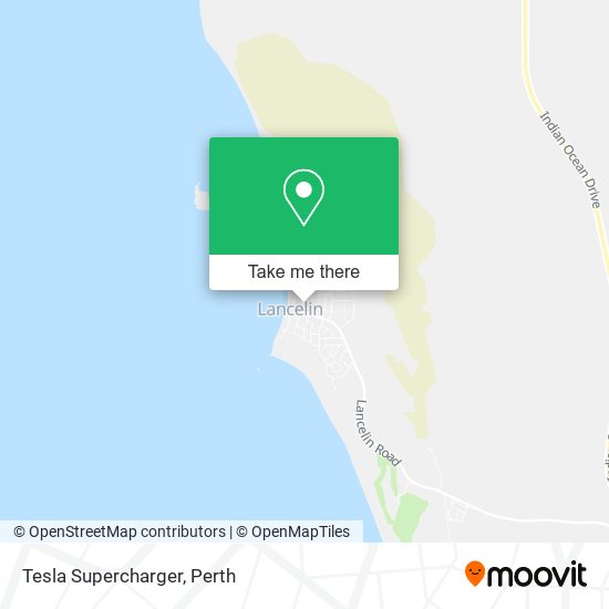 Tesla Supercharger map
