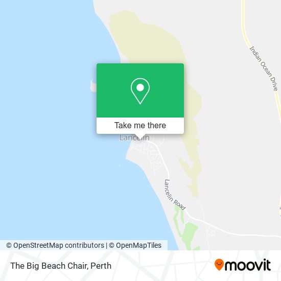 The Big Beach Chair map