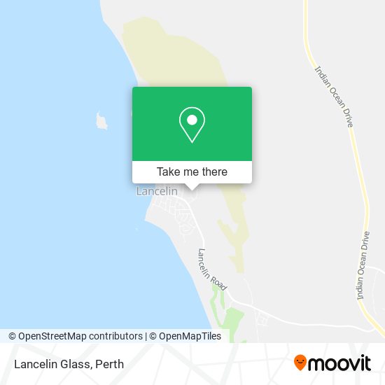 Lancelin Glass map