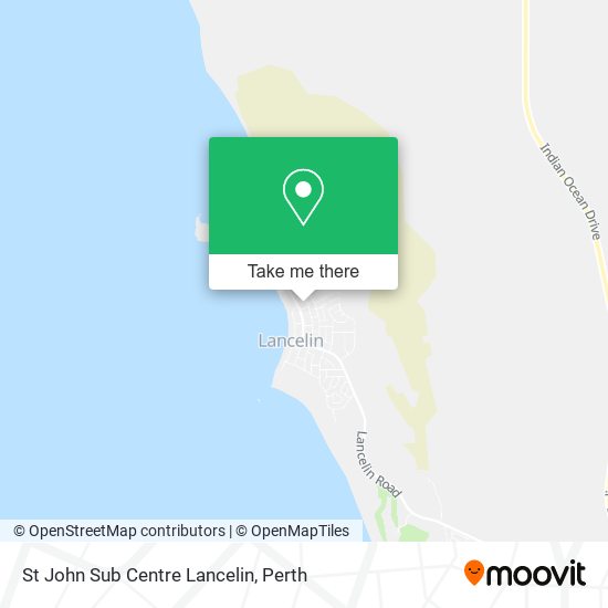 St John Sub Centre Lancelin map